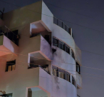 إصابة مباشرة لمبنى كبار السن في منطقة هرتسليا 